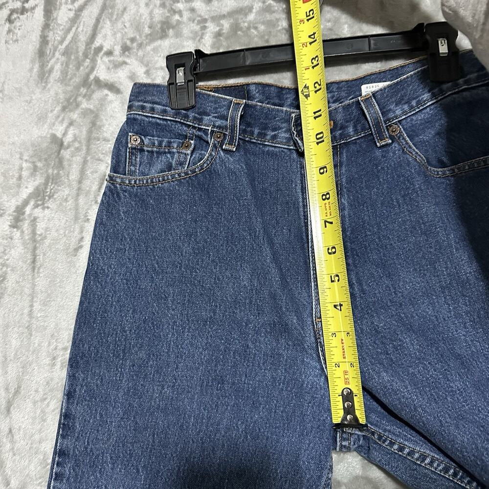 Vintage 00's Levis 512 Slim Fit Tapered‎ Leg Jeans Womens Size 12 Short Blue USA - Picture 7 of 12